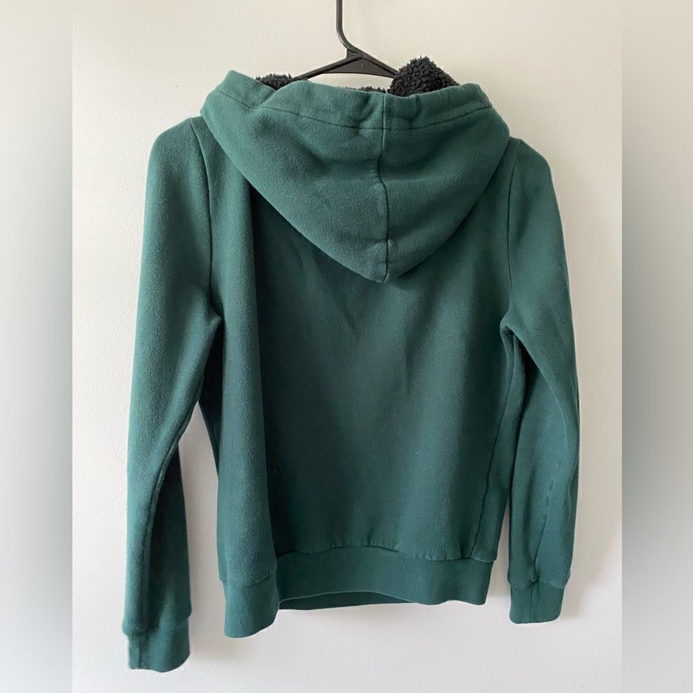 Pink Victoria’s Secret green hoodie - Picture 4 of 4